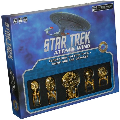 Star Trek Attack Wing Federation Faction Pack These Are the Voyages